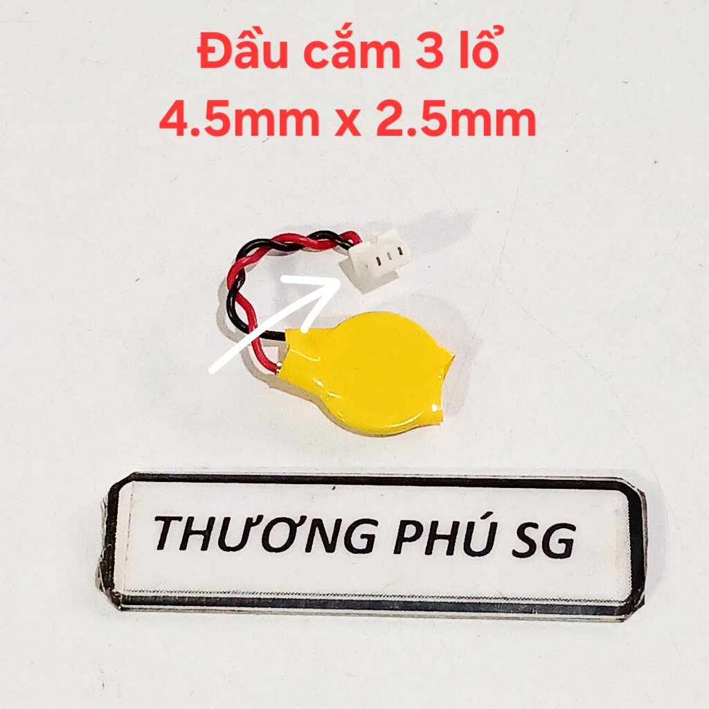 Pin cmos 1220, CR1220 3V, Pin 3V 1220 / Pin 2 dây đầu cắm 3 lổ (D x R ...