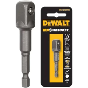 Bộ chuyển đầu vít 1/4in sang bulong 1/2in Dewalt DWA12ADPTMI