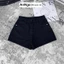 Quần short jean nữ lưng cao form ống rộng hack dáng, chất vải jean không giãn Anngo - AT549