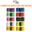 Combo 9-10 Quấn cán vợt cầu lông, Pickleball da PU đa sắc mầu cùng cảm giác êm ái và thấm hút mồ hôi hiệu quả