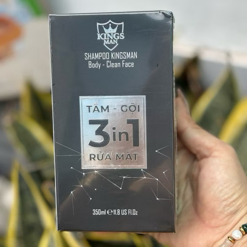 ✅[Chính Hãng]shampoo kingsman sữa tắm gội rửa mặt 3 trong 1, hương nước hoa (chuẩn xịn, date mới)