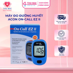 Máy Đo Đường Huyết Acon On-Call Ez II + Tặng kèm 25 que thử và 25 kim chích máu