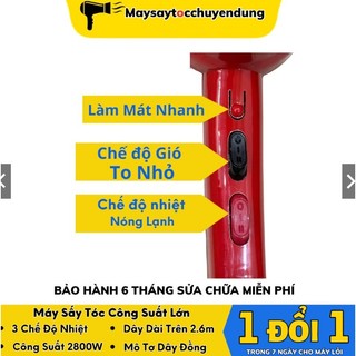 Máy Sấy Tóc 2 Chiều Nóng Lạnh Công Suất Lớn Hàng Loại 1,Máy sấy tóc Gió Mạnh Chuyên Dụng Cho Salon