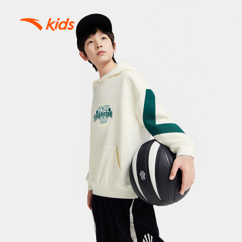 Áo Khoác Hoodie Thời Trang Bé trai Bóng Rổ Klay Thompson ANTA Kids 3525D1708