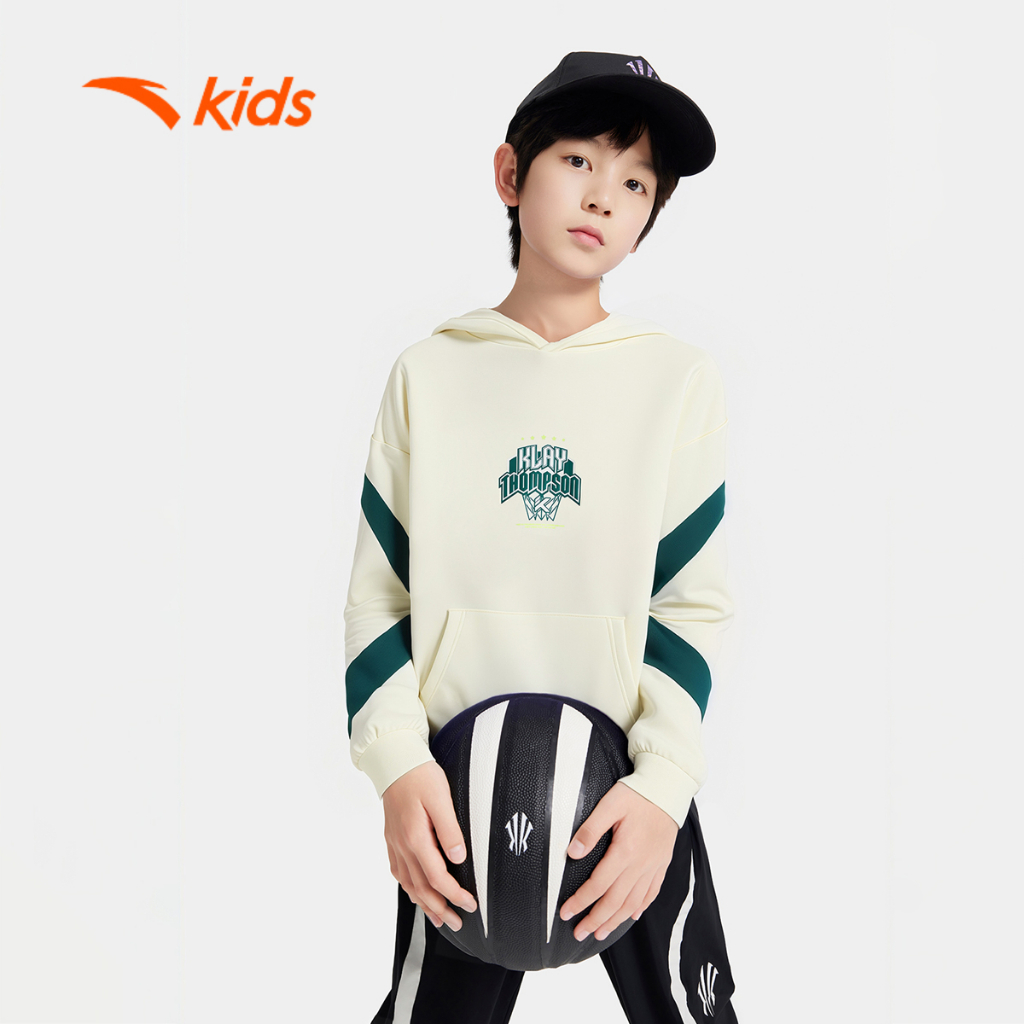 Áo Khoác Hoodie Thời Trang Bé trai Bóng Rổ Klay Thompson ANTA Kids 3525D1708