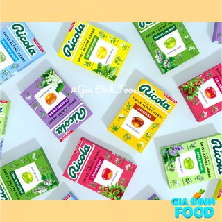Kẹo Ngậm Ho Thảo Mộc Ricola không đường đủ 7 hương vị - Bí Quyết Chăm Sóc Cổ Họng Khỏe Mạnh