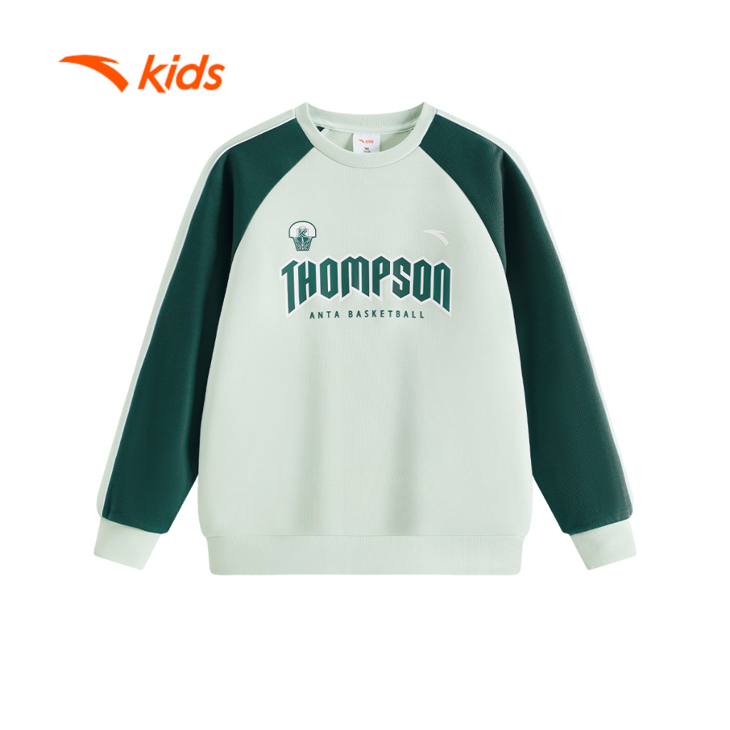 Áo Khoác Sweater Bóng Rổ Bé Trai ANTA Kids 3525D1706 Logo Klay Thompson