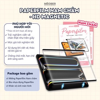 [Paperlike Nam Châm] Dán màn hình iPad BerPaper Magnetic Paperfilm - Hỗ trợ viết như trên giấy by MèoBer