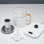 Ấm Siêu Tốc Đa Chức Năng Làm Từ Thủy Tinh Borosilicate Dày Chịu Nhiệt Thích Hợp Đun Nấu Thiết Kế Xoay 360 Độ
