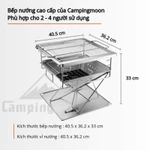 (HÀNG CAO CẤP) Bếp nướng gia đình Campingmoon MT-035 | MT-045 | MT-055 gấp gọn dễ sử dụng,Bếp BBQ ngoài trời Size S,M,L — ảnh 2