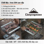 (HÀNG CAO CẤP) Bếp nướng gia đình Campingmoon MT-035 | MT-045 | MT-055 gấp gọn dễ sử dụng,Bếp BBQ ngoài trời Size S,M,L — ảnh 4