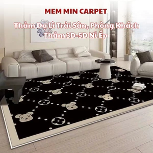 Thảm Dạ Lì,Trải Sàn Trang Trí Phòng Khách.Thảm Chụp Hình Decor, Thảm Kích Thước 2mx3m, 1m6x2m- MemminCarrpet - TH59