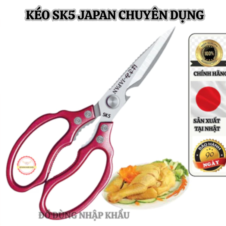 Kéo sk5 chuyên dụng nhập khẩu từ Nhật Bản bằng thép trắng không gỉ-Phiên bản 2026