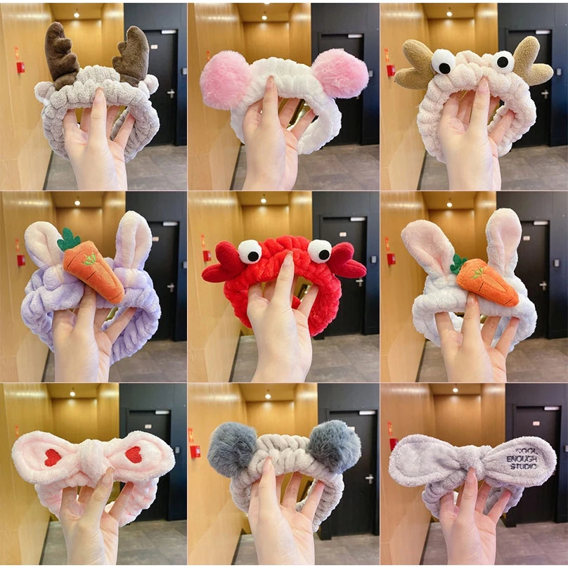 Băng Đô Turban Cài Tóc Con Vật Xinh Xắn Đáng Yêu Phong Cách Hàn Quốc Phụ Kiện Tóc Nữ Empoli