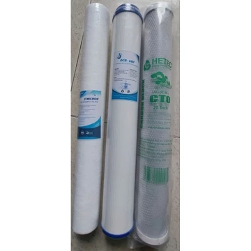 Bộ 3 lõi lọc nước tổng đầu nguồn 20 inch 1,2,3 loại bỏ cặn cáu,tạp chất,lọc cao cấp tại TPHCM