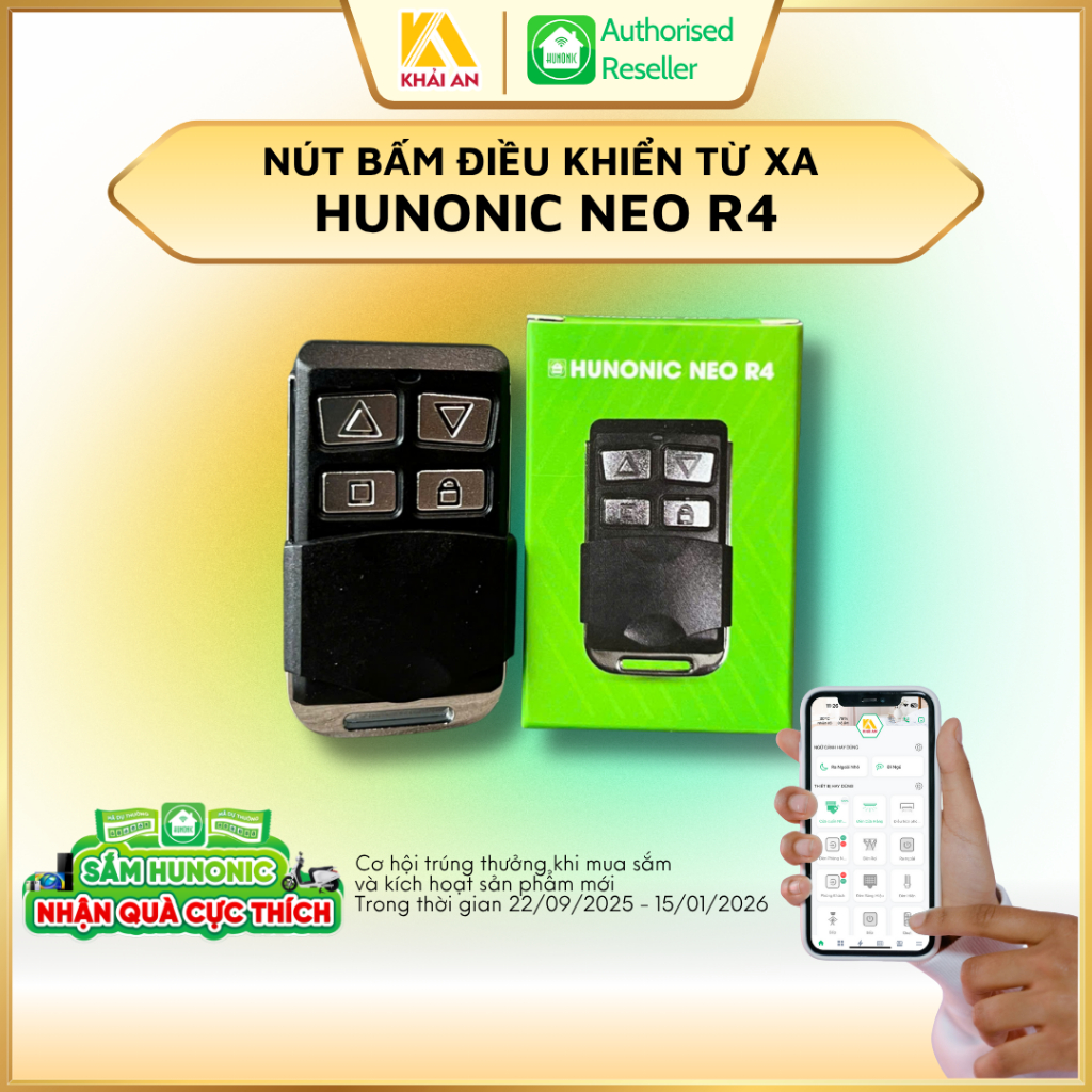 Nút Bấm Điều Khiển Từ Xa Hunonic Neo R4 | Shopee Việt Nam