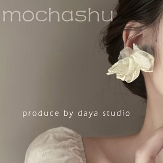 [HỎA TỐC] Bông Tai Hoa Vải Voan Vibe Tiểu Thư T17