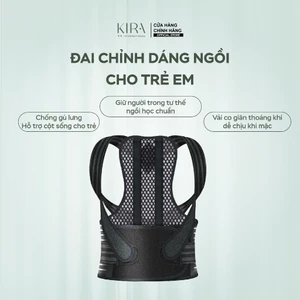 Đai hỗ trợ tư thế ngồi học cho bé – Giữ vai lưng thẳng, bảo vệ cột sống, hạn chế cong vẹo