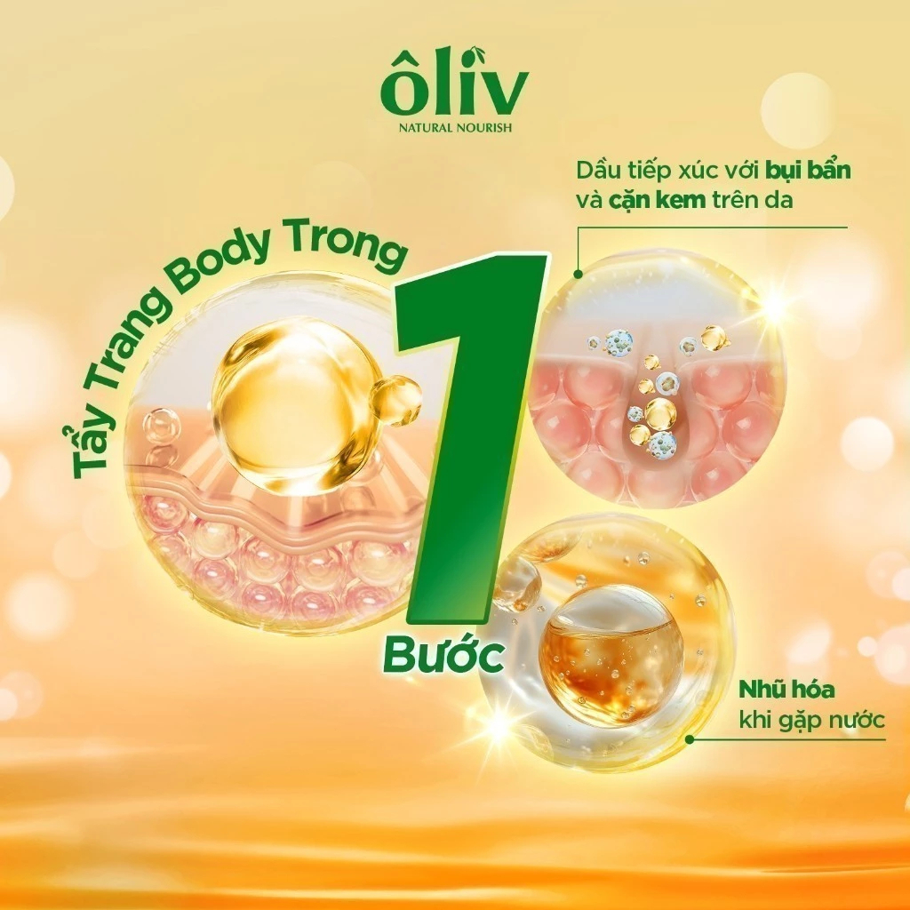 [MỚI] Dầu Tắm Ôliv 3X Dưỡng Ẩm, Nhũ Hóa Da, Sạch Sâu 250ML | BigBuy360 - bigbuy360.vn