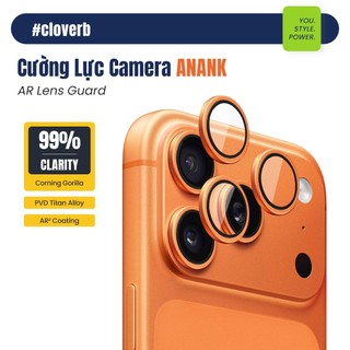 Kính Cường Lực Camera ANANK AR Chống Lóa cho iPhone 17 Pro Max Khung Titan