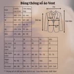 Bộ Suit nam cao cấp đen kẻ chìm hai khuy MRV674 — ảnh 6