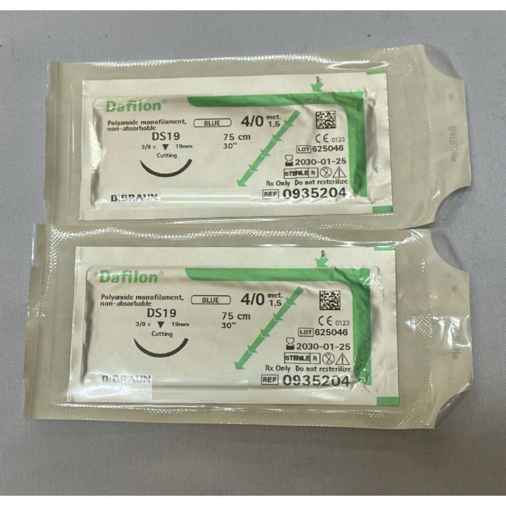 Hộp 36 tép Chỉ Dafilon 4.0, Chỉ phẫu thuật dafilon 4/0. Có bán lẻ