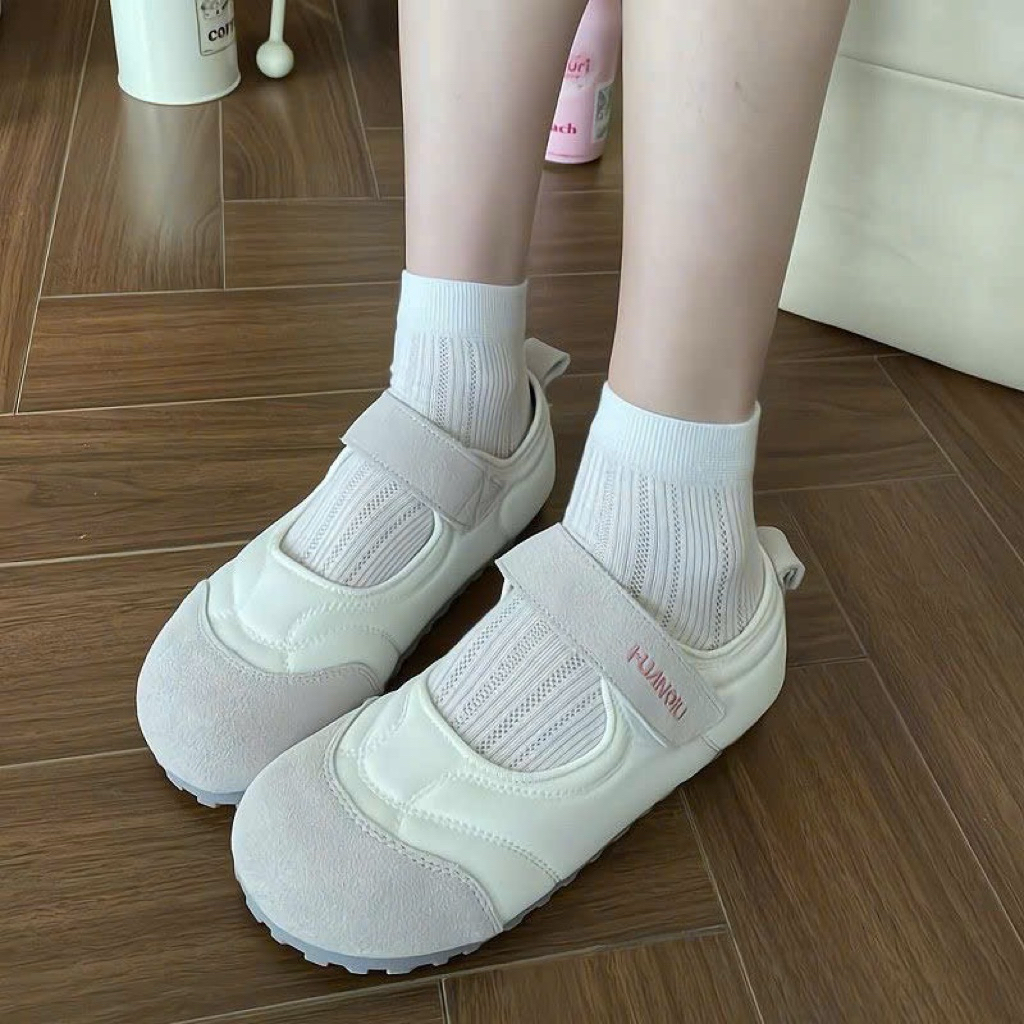 Tất Màu Trơn Thoáng Khí Cotton Xuân Hè cho nữ