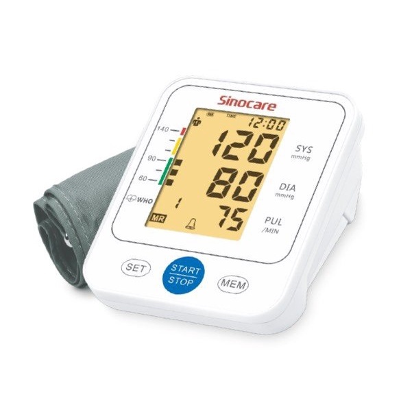 Máy đo huyết áp điện tử bắp tay Sinocare Thương hiệu Đức - BSX516