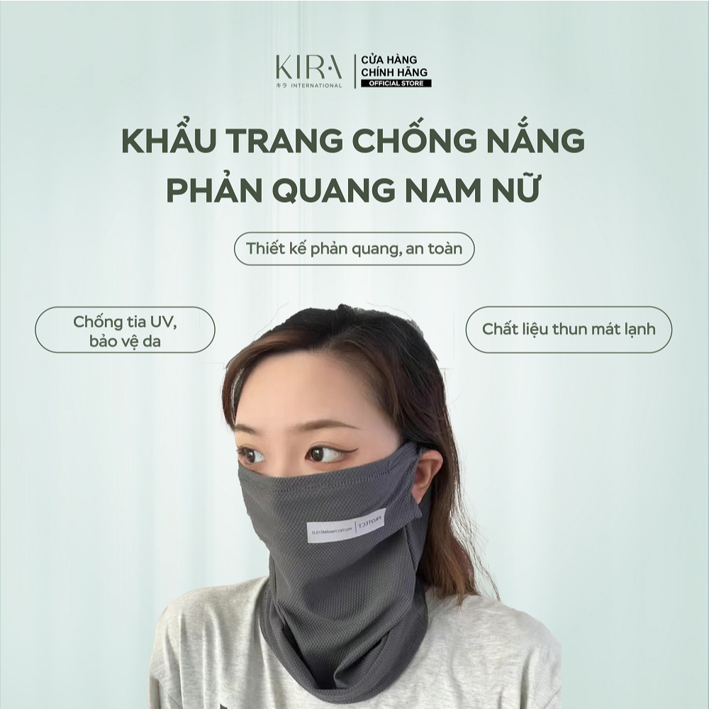Găng Tay Chống Nắng Phản Quang + Khẩu Trang Chống Nắng Phản Quang Nam Nữ đi xe máy, lái ô tô, thể thao chống