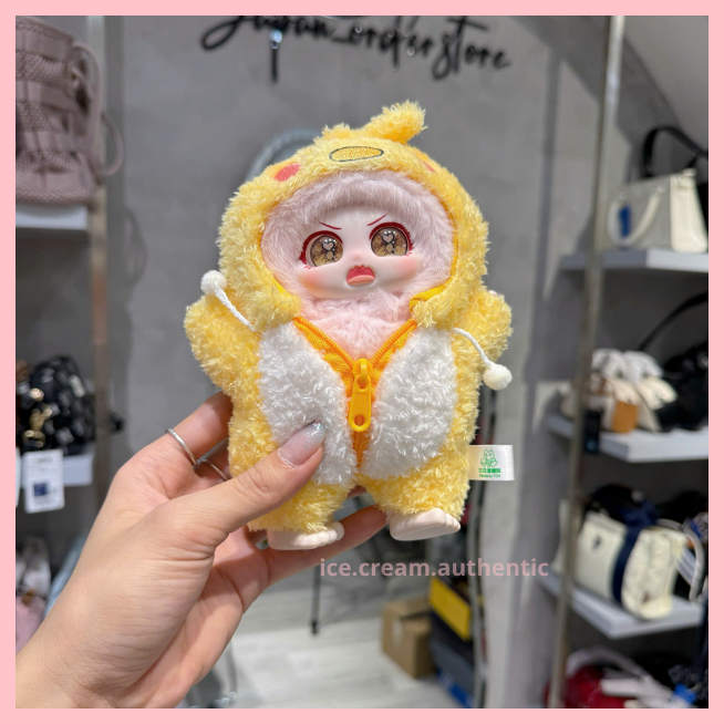 [Hỏa tốc] Fullset 8 box Miffed Yeye móc khóa gấu bông hình thú dễ thương chính hãng