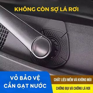 Miếng Đệm Silicon Che Lỗ Gạt Mưa Xe Ô Tô – Chống Bụi, Ngăn Nước, Ngăn Rác, Ngăn Lá Cây