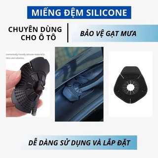 Miếng Đệm Silicon Che Lỗ Gạt Mưa Xe Ô Tô – Chống Bụi, Ngăn Nước, Ngăn Rác, Ngăn Lá Cây