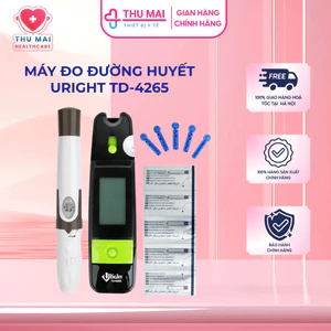 Máy đo đường huyết Uright TD-4265 tặng kèm 25 que thử đường huyết