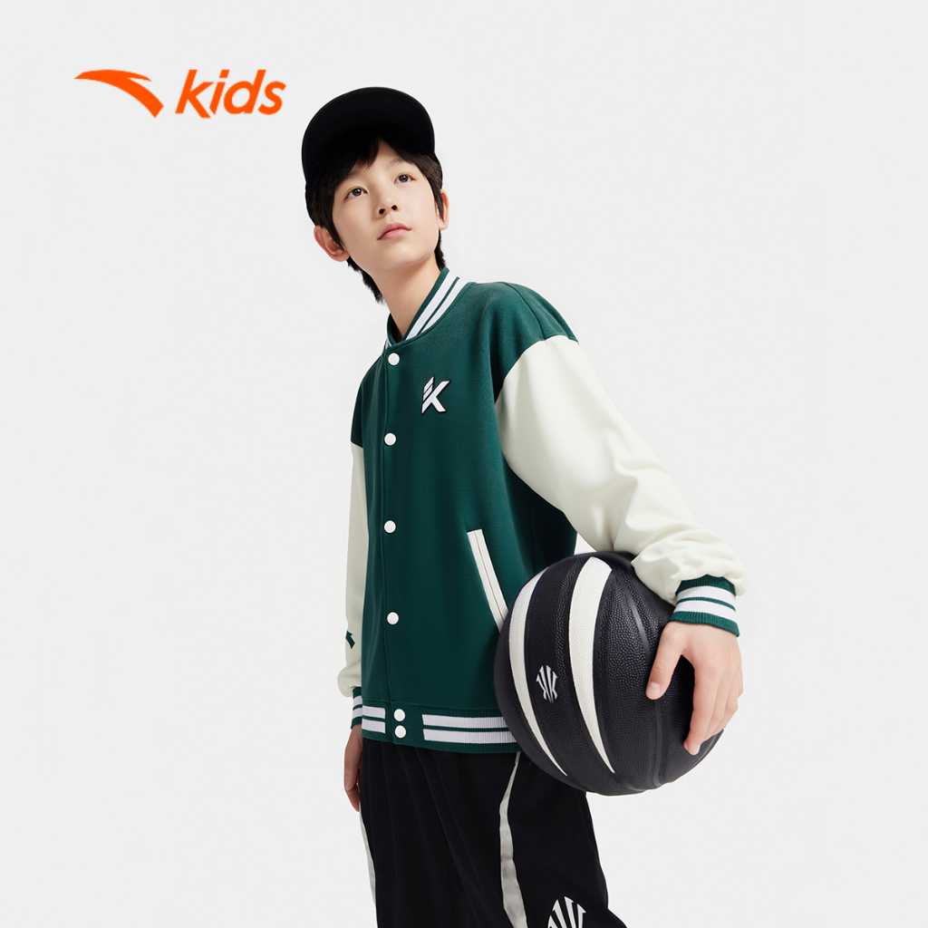 Áo Khoác Jacker Bóng Rổ Thể Thao Bé trai ANTA Kids 3525D1722