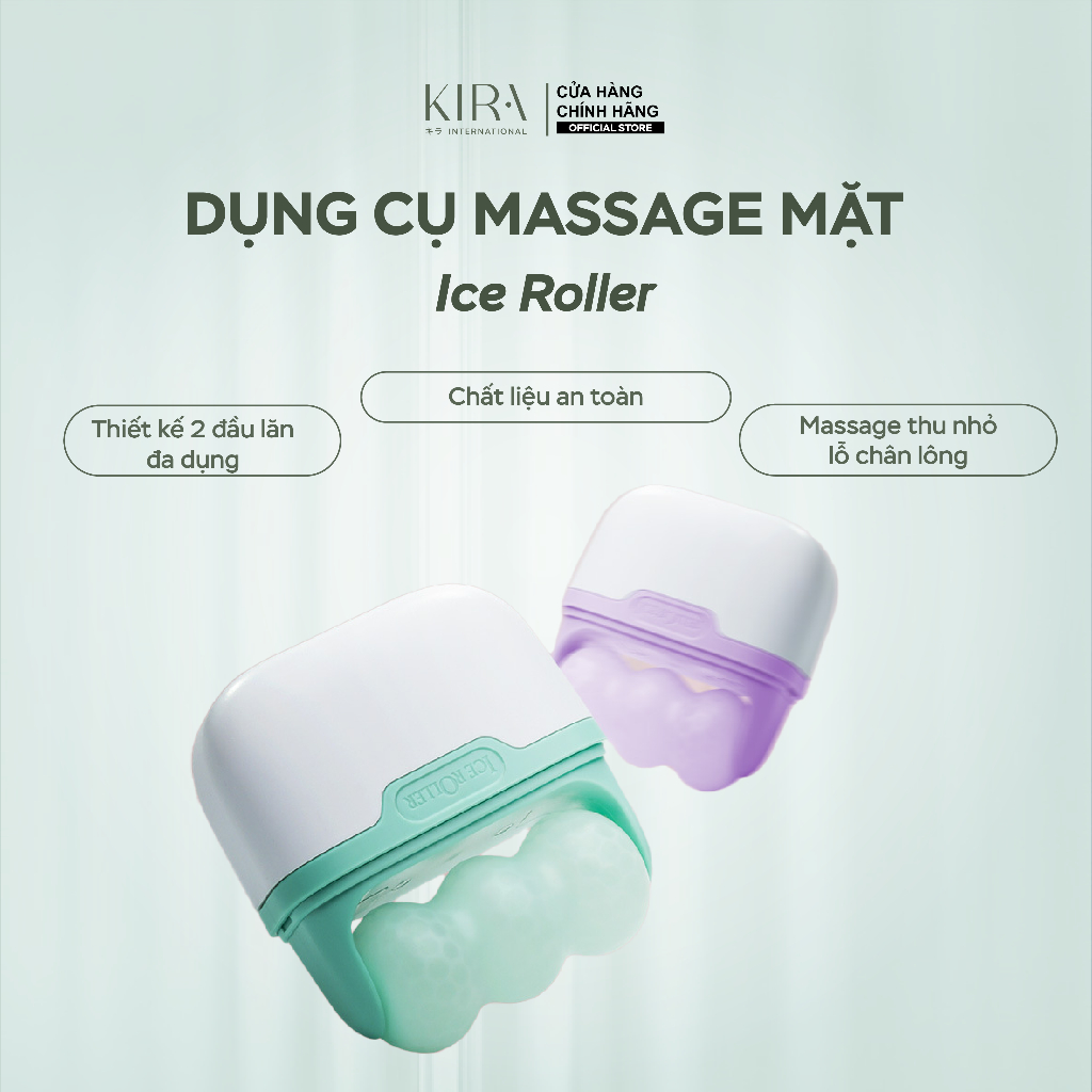 Dụng Cụ Massage Mặt Ice Roller S30 – Con Lăn Đá Lạnh Giảm Sưng, Se Khít Lỗ Chân Lông, Nâng Cơ Da