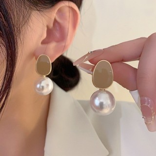 [Hỏa Tốc] Bông Tai Khuyên Tai Ngọc Lớn Thanh Lịch T15