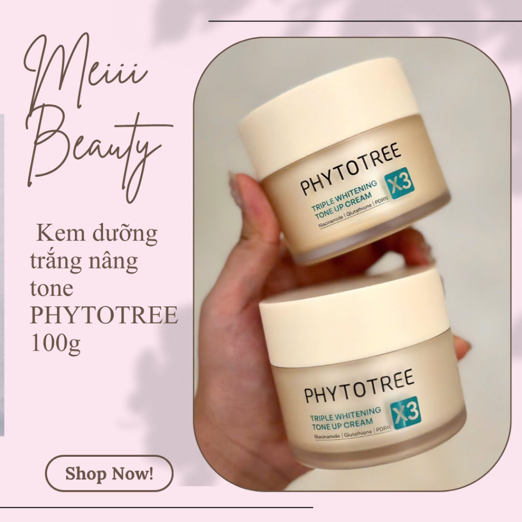 [Mẫu mới] Kem dưỡng trắng nâng tone PHYTOTREE 100g | Shopee Việt Nam