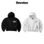 HOODIE tròng đầu DEVOTUS NỈ TWILL 450GSM cổ chữ V LOCAL BRAND UNISEX - ASHEN HOODIE