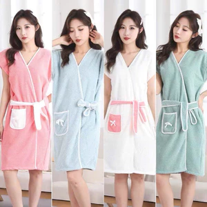 Khăn choàng tắm váy tắm siêu thấm hút, thiết kế thời trang, mềm mại, tiện lợi