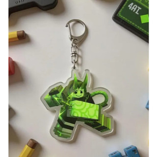 2x Chibi Phighting Keychains Cartoon Game Accessories Bag Keyrings Jewelry Gifts Medkit Subspace Boombox Shuriken Slings