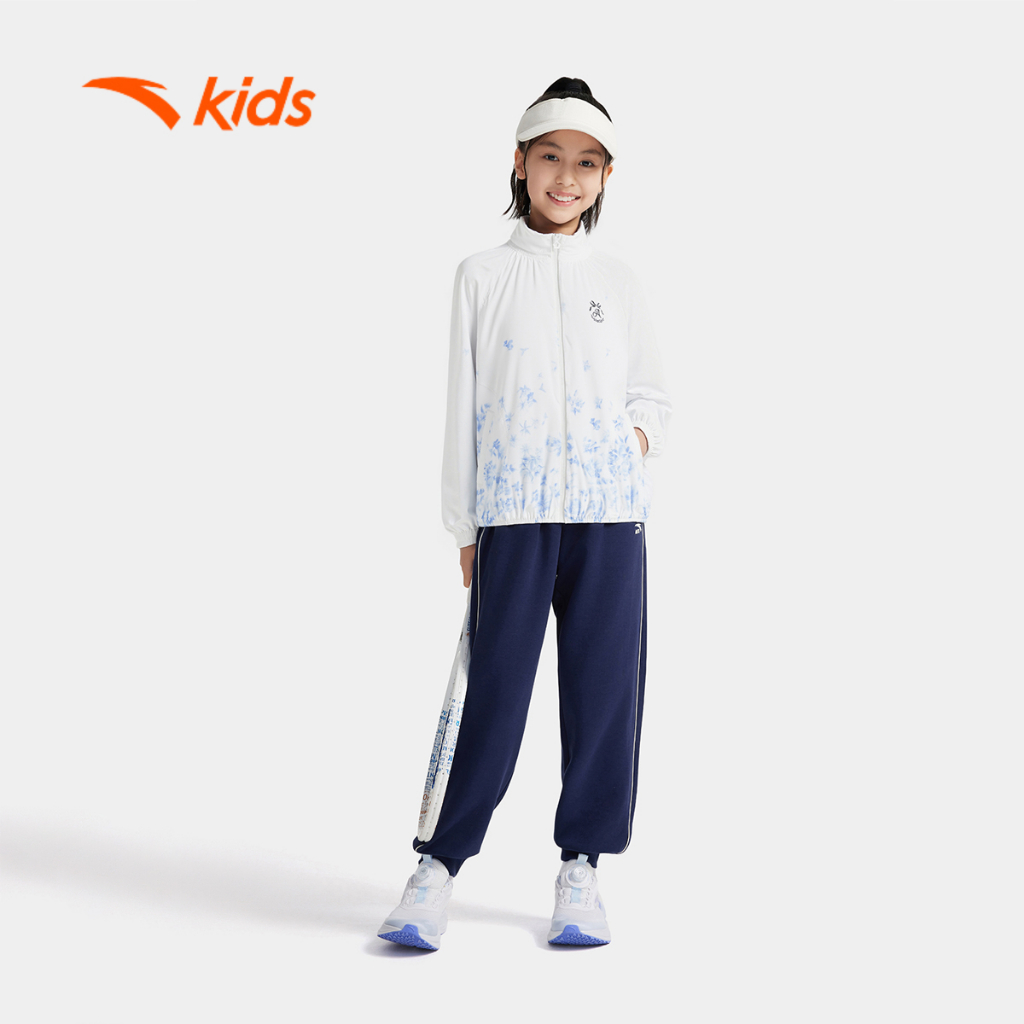 Áo Khoác Gió Thời Trang Vận Động Bé gái ANTA Kids 3625C8601