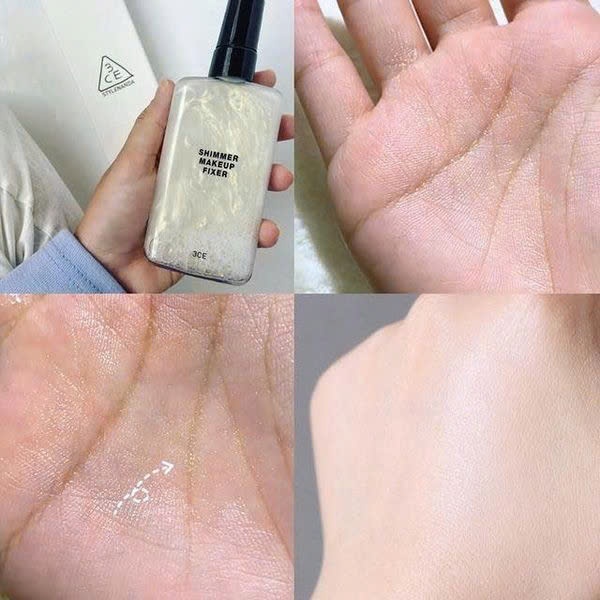 Xịt Khóa Nền 3CE Căng Bóng Shimmer Makeup Fixer 95ml