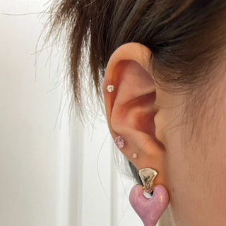 [Hỏa Tốc] Bông Tai Khuyên Tai Trái tim Tiểu Thư Thanh Lịch T16
