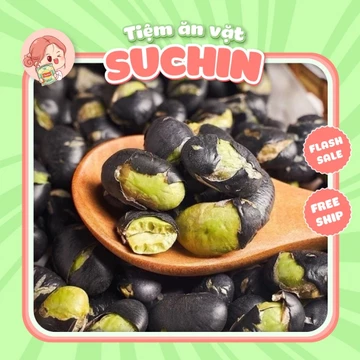 🎁Free ship🎁 Đậu Đen Xanh Lòng Rang Muối Ăn Liền Organic, Hạt Đỗ Đen Rang Muối Ăn Kiêng Healthy