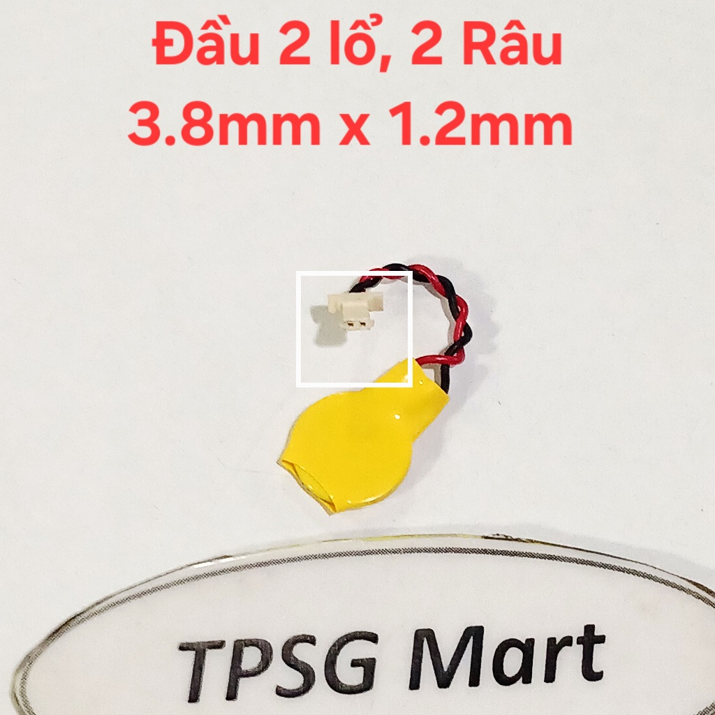 Pin cmos 1220 3V, CR1220 3V, Pin 3V / Pin đầu cắm 2 lổ, 2 Râu (D x R ...