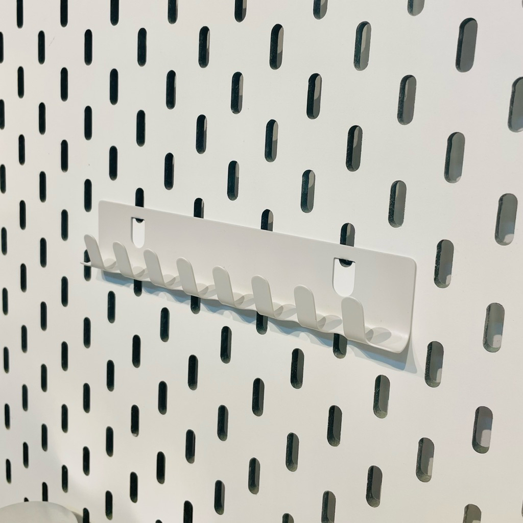 Móc cài kim loại dài cho bảng Pegboard Lỗ Dọc | Phụ Kiện Pegboard Đa Năng