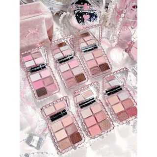 Bảng Phấn Mắt Gogo Tales 6 Ô Vỏ Hồng Ballet Coquette Sweet Pink Xinh Xắn GT773