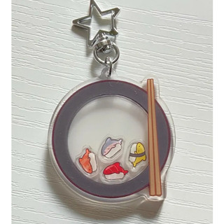 Keychains [Sushi, Banana split, Croissant]