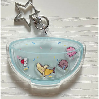 Keychains [Sushi, Banana split, Croissant]