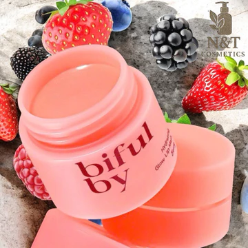 Mặt nạ ủ môi Biful by Hydrating Glow Lip Mask giúp môi căng mọng, chống nhăn thâm môi Hàn Quốc 10ml